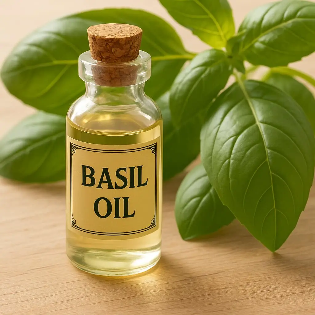 Basil Oil - Natural Plant Derived Product